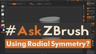 #AskZBrush How do I use Radial Symmetry inside of ZBrush?