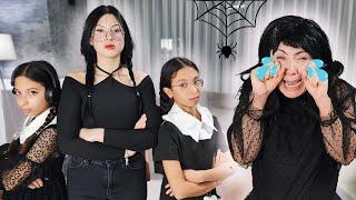 WEDNESDAY ADDAMS OKULA İKİZ KARDEŞLERİNİ GETİRDİ   EYLÜL LAL