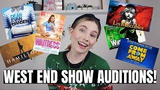 STEP BY STEP PROCESS OF AUDITIONING FOR A WEST END SHOW  Georgie Ashford