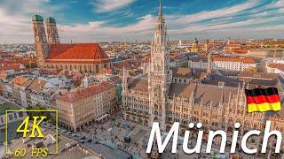 Promenade à MUNICH  Sans Parler  Allemagne - 4K60fps UHD