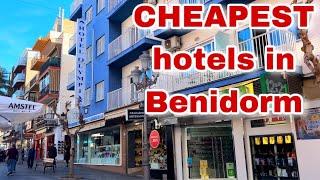 CHEAPEST Hotels in Benidorm Where to book budget Holidays? #benidormbyana