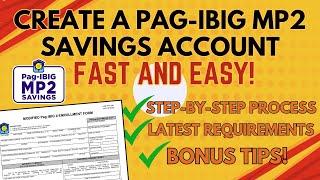 2024 UPDATED PAANO GUMAWA NG PAG-IBIG MP2 ONLINE?  STEP-BY-STEP PROCESS PLUS BONUS TIPS