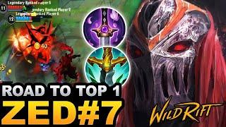 WILDRIFT ZED - ROAD TO TOP 1 ZED SEASON 7 #7