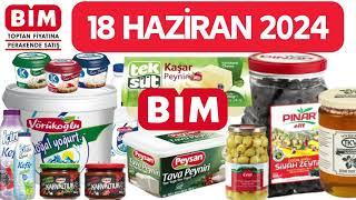 BİM  RESMİ SİTEDEN  BİM İNDİRİMLERİ  BİM 18 HAZİRAN 2024  BİM AKTÜEL KAMPANYALARI