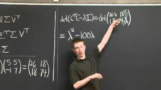 Computing the Singular Value Decomposition  MIT 18.06SC Linear Algebra Fall 2011