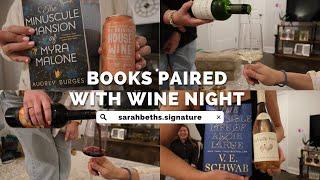 Pairing books with wines for book club