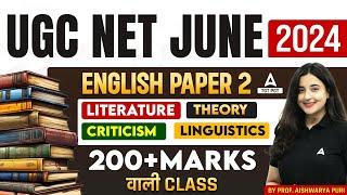 UGC NET English Literature Paper 2 Marathon  200+ NUMBER की CLASS By Aishwarya Maam