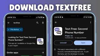 How to Download TextFree on Your Device Free Texting & Calling App