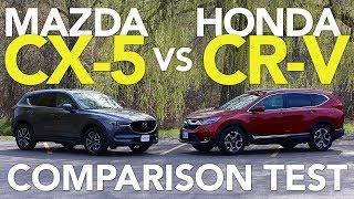 2017 Mazda CX-5 vs 2017 Honda CR-V Comparison Test