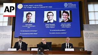 Nobel prize in Chemistry awarded to David Baker Demis Hassabis and John Jumper