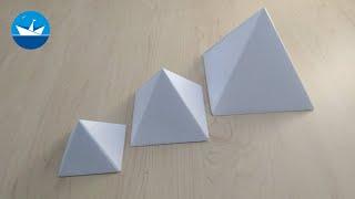 Пирамида из бумагиPaper pyramidDIY