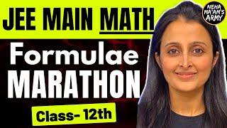 JEE MAINS MATH CLASS 12th IITJEE Maths Formule Complete Revision for FULL SYLLABUS 4 Hours NON-STOP