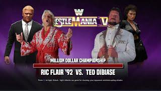 WWE 2K24 - Ric Flair vs. Ted DiBiase  Milliion Dollar Championship