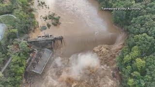 Cocke County Tennessee Helene flooding Drone video shows catastrophic damage