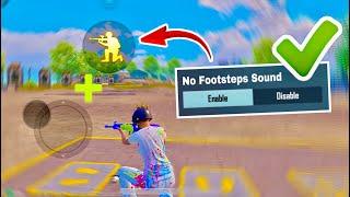 New Illegal No Footsteps Sound Movement Tricks PUBG MOBILE  BGMI Tips and Tricks