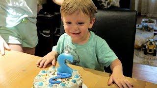 OUR BABY BOY TURNS 2 - PRESENTS FAMILY LAUGHS AND CAKE OH MY