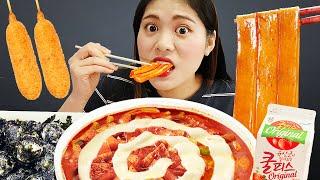 ASMR 엽기떡볶이 중국당면 SPICY TTEOKBOKKI MUKBANG DONA 도나 먹방