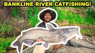 BANKLINE Fishing BIG CATFISH on the RIVER Catch Clean Cook