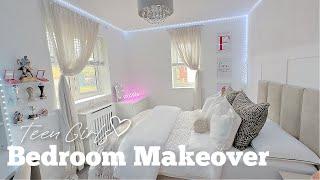 EXTREME BEDROOM MAKEOVER 2023  Teen Girls Decor Ideas  Neutral Aesthetic Room Transformation  AD
