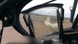  Ukrainie War - Russian KA-52 Emergency Landing During Combat Sortie At Hostomel Airport •  POV