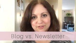 What Is the Difference Between a Blog and a Newsletter?