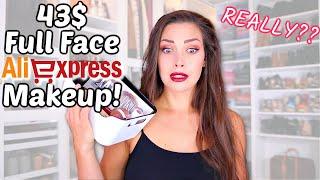 Save money or a DISSASTER??  Full face using ONLY Aliexpress makeup