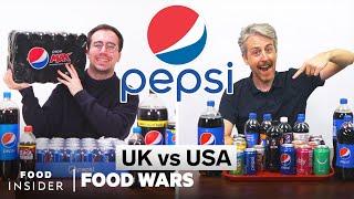 آمریکا در مقابل پپسی انگلستان  جنگ های غذایی
