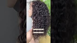 Burmese curly frontal wig do you like it? ▶️WhatsApp +8617278733075