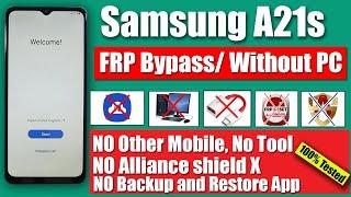 Samsung A21s FRP Google Account Bypass Without PC  New Method