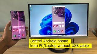 how to control Android phone from PCLaptop