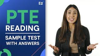 PTE Reading - PTE Sample Test & Practice with Answers