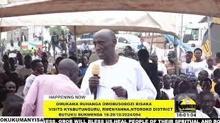 OMUKAMA RUHANGA OWOBUSOBOZI BISAKA VISITS KYABUKUNGURUKENYANNA BUTUKU BUKWENDA