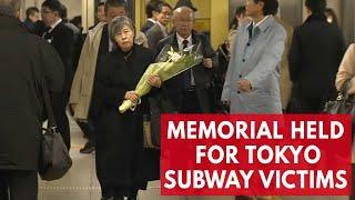 23 years after Tokyo subway sarin attack members of community pay their respects