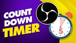 How to Add a Countdown Timer to OBS NEW WAY