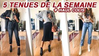 5 TENUES DE LA SEMAINE CHICS-DÉCONTRACTÉES + HAUL DE COLIS & AUTRES TRUCS DE NANAS ‍️