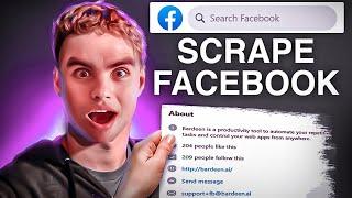 Scrape Facebook Without Code For Free  Pages Groups Marketplace...