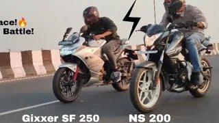 Pulsar Ns200 Bs6 Vs Gixxer 250 Race