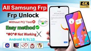 2024 New Method  All Samsung Frp Unlock Android 8910 Without Pc Remove Google Account NoTalkback