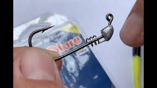 How to Rig Spring Lock Jig Heads on Soft Plastics  Fishing Saltwater