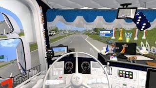 Euro Truck Simulator 2 v1.35 - Scania RJL Tuning V8 Sound + Skin + Interior Chereau Trailer