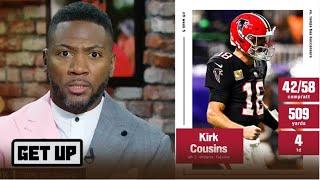 GET UP  ON FIRE  - Ryan Clark reacts Kirk Cousins throws for 500 Yds in Falcons comeback victory