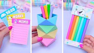 Easy paper craft ideas  Paper crafts DIY  School supplies  Back to school  Miniature crafts