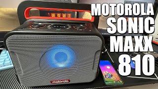 REVISION BOCINA MOTOROLA SONIC MAXX 810  KARAOKE