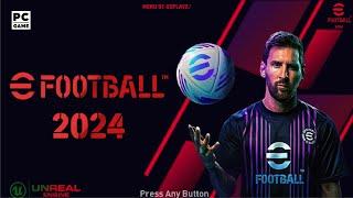 PES 2017 PC  NEW GRAPHIC MENU EFOOTBALL 2024 RED STYLE