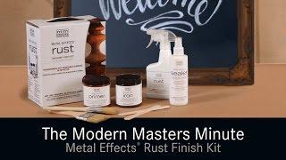 Modern Masters Metal Effects® Rust Finish How-to