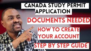 How to APPLY For Canada STUDY VISA  Canada STUDY PERMIT Application Step-By-Step Guide in 2024