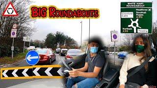 How to deal with Big Roundabouts  Tips on how to exit safely and how to pick the correct lane