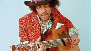 Jimi Hendrix On An Acoustic Guitar only known 2 videos RARE