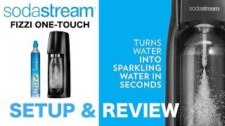SodaStream Fizzi One-Touch Sparkling Water Maker  UNBOXING  SETUP  REVIEW