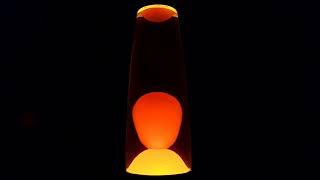 Orange Lava Lamp 8 Hours of Relaxation & Sleep Aid in 4K UHD